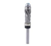 Zerodis Broca Enrutadora de Corte Al Ras Broca de Plantilla de Carburo Vástago de 1,4 Pulgadas Diámetro de Corte de 1,2 Pulgadas para de Patrones de Madera Laminado Al Ras para Carpinteros