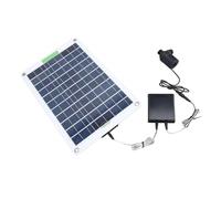 Zerodis Calentadores de Piscina Paneles Solares Bomba de Agua con Energía Solar de 100 W con Elevación de 5 M Caja de Almacenamiento de Energía para Jardín Fuente Estanque Piscina Acuario Kit de