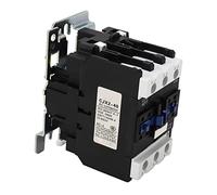 Zerodis Contactor de CA de 3 Polos, Bobina de 40 A 380 V, Montaje en | Carcasa de PC Ignífuga, Contactos de Aleación de Plata, 50/60 Hz, para Distribución de Energía y Uso Industrial