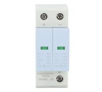 Zerodis Dispositivo de Protección contra Sobretensiones Fotovoltaicas, Material de PC 2P DC 1000V 40kA Protector contra Rayos Fotovoltaicos, Protector contra Sobrecorriente y Sobretensión, Montaje