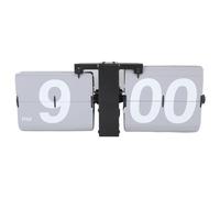 Zerodis Flip Clock Reloj de Escritorio Digital con Tapa Reloj Mecánico de Acero Inoxidable y PVC con Giro de Página 36 X 13,8 X 8 Cm Números Grandes para Escritorio, Pared, Sala de Estar, Oficina,