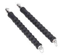 Zerodis Herramienta para Atar Cables, Juego de 2 Ganchos Giratorios de Acero C45 con de Goma Ergonómico, Acción de Recarga Automática para Atar Barras de Refuerzo, Reparación de Cercas, Trabajadores