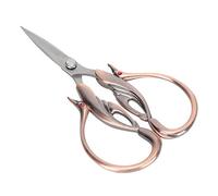 Zerodis Otros Suministros de Costura para Bordar Tijeras Tijeras para Bricolaje para Manualidades de Coser con Ergonómico para Bordado Costura y Colección Vintage Bordado en Forma de Cisne (Oro rosa)