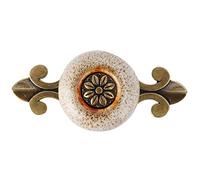 Zerodis Perillas de Cajón Estilo H les para Puerta con Junta, Mano de Obra Exquisita, Diseño Europeo, Manija Decorativa para Muebles, Tirador de Aleación de Zinc para Gabinetes, Herrajes de Cocina,