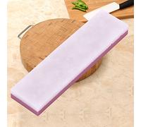 Zerodis Piedra de Afilar de Piedra de Afilar, de Natural de Doble Cara, Grano 3000 10000, de Agua Compacta de 100 X 25 X 10 Mm para Herramientas de Cocina, Tijeras y Cocineros Caseros (WHITE)