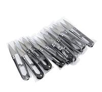 Zerodis Tijeras de coser SK5 de acero de alto carbono, 12 piezas, tijeras de hilo de primavera, cortador de hilo, tijeras pequeñas, pinzas de recorte, tijeras de hilo de primavera, tijeras de hilo de