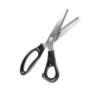 Zerodis Tijeras Dentadas Tijeras para Cortar Telas Borde Triangular de Acero Inoxidable Hojas Dentadas de 23 Cm Empuñaduras Ergonómicas y Cómodas para Confección, Costura, Manualidades y Cuero (5 mm)