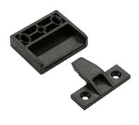 Zeroupshop 20 conectores de panel de pared de columna, soportes de esquina ajustables de plástico para madre e hija, para fijación de muebles de gabinete y montaje seguro (L)