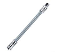 Zeroupshop Adaptador flexible de varilla de extensión de enchufe de 1/10.2 cm 3/20.3 cm 1/5.1 cm Barra de llave de trinquete 45# acero pulido cromado, para espacios reducidos uso comercial (1/4)