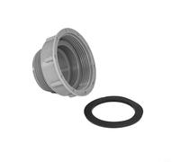 Zeroupshop Adaptador reductor de tubo descendente para fregadero de cocina, paquete de 2 unidades, conector de manguera roscado para triturador de basura para unión de anillo de 57/58/60 mm a 46 mm
