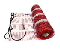 Zeroupshop Calefacción tipo cable, almohadilla de calefacción de piso con termostato digital, kit de calefacción por suelo radiante eléctrico (50 cm x 3 m)