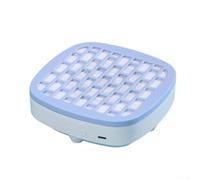 Zeroupshop Colector de polvo portátil para uñas, ventilador silencioso con eficiente disipación de calor, operación con un solo botón para limar y pulir arte de uñas, limpiador compacto para salón y