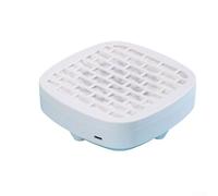 Zeroupshop Colector de polvo portátil para uñas, ventilador silencioso con eficiente disipación de calor, operación con un solo botón para limar y pulir arte de uñas, limpiador compacto para salón y