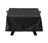 Zeroupshop Cozze 90347 XXL - Funda para horno de pizza de 43,2 cm, tela Oxford plateada 420D, resistente a la intemperie, con bolsa de almacenamiento, accesorio negro