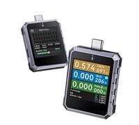 Zeroupshop FNB-C2 - Probador USB-C de 240 W, con pantalla TFT de 1.54 pulgadas, disparador de protocolo PD3.1 QC5.0, monitor de corriente de voltaje, para teléfono para cargador, banco de energía