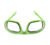 Zeroupshop Gafas protectoras de cebolla Lentes antivaho para picar y cortar verduras, sin desgarros, utensilio de cocina verde (verde)