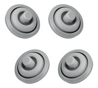 Zeroupshop Juego de 4 piezas de silicona con indicador de presión para juntas W6093109502 para ollas a presión WMF Perfect and Perfect Plus, material gris seguro para fácil limpieza