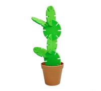 Zeroupshop Juego de 6 posavasos con aislamiento térmico para decoración de mesa, escritorio, color verde y marrón, almacenamiento de macetas (B)