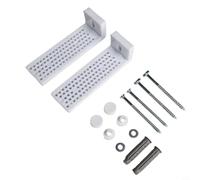 Zeroupshop Kit de Fijación para y Bidé para acero Inoxidable