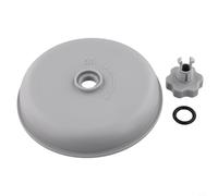 Zeroupshop P05425 Cubierta de filtro de piscina, con ventilación de aire y junta, para sistemas, pieza de repuesto de plástico, con válvula de liberación rápida, para una filtración eficiente