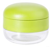 Zeroupshop Prensa de ajos, picadora manual de acero inoxidable con rejilla de panal para, picadora desmontable con estuche de almacenamiento, utensilio de cocina compacto para una fácil limpieza