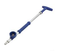 Zeroupshop Pulverizador manual de botella de agua extraíble, varilla de pulverización de acero inoxidable ajustable de 36 a 56 cm, con doble boquilla de niebla y modos de corriente, para riego de
