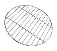 zeroupshop Rejilla Cocina Redonda 28cm Distribución Calor(33cm) | para acero inoxidable , , para ideal asar carnes y verduras, 28cm diámetro