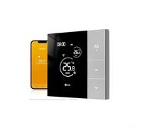 Zeroupshop Termostato WiFi para calefacción hidráulica por suelo radiante, controlador programable compatible con la aplicación Life, estadísticas digitales de habitación para sistemas de calefacción