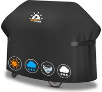 Zettum Fundas para parrilla, 182 cm - 7132. Fundas para parrillas de gas Weber, robustas e impermeables. Cubierta de Polyurethanpara parrillas Char-Broil, Nexgrill, Monument, Dyna-glo y Brinkmann (182