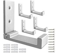 ZEYU Ganchos plegables para abrigos, 5 ganchos de pared para colgar abrigos, toallas, accesorios de aleación de aluminio resistente, ganchos para auriculares, no se oxidan, montados en la pared con