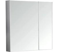 ZFGOJNBH Botiquín Gabinete con Espejo de Aluminio Gabinete con Espejo para baño Gabinete con Espejo Completo montado en la Pared Gabinete con Espejo para el hogar Gabinete de Pared (Color: Blanco, Ta