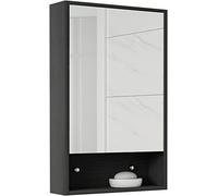 ZFGOJNBH Botiquín Gabinete con Espejo para baño Gabinete de Almacenamiento de Madera Maciza Botiquín para baño con Espejo Cubículo de Almacenamiento con Espejo Gabinete con Espejo