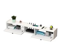ZFGOJNBH Estante de Almacenamiento de enrutador de Pared, Mueble de TV Flotante, Mueble de TV de Pared, Mueble de Almacenamiento Multimedia de Pared, Estante de Almacenamiento Multimedia (140 x 23 x