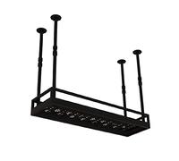 ZFGOJNBH Estante para Vino de Techo, Estante Colgante para Copas de Vino y Botellas de Vino, Soporte para Vino Industrial, Estante Flotante para Vino para Cocina, hogar, Altura Ajustable (tamaño: 60x