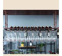 ZFGOJNBH Estante para vinos para Colgar en el Techo, Soporte para Copas de Vino, Estante de Almacenamiento Multifuncional, Organizador Moderno, estantes de exhibición para Cocina, Comedor y habitació