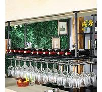 ZFGOJNBH Estantes para Vino para Colgar en el Techo, Soporte para Vino para el Techo, Soporte para Botellas de Vino, estantes para Copas de Vino, estantes para Copas de Vino, estantes para decoración
