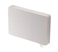 ZFGOJNBH Gabinete de Espejo de baño Moderno con Estante, gabinete de Medicina de Pared de aleación de Aluminio, Espejo de tocador de 24 x 26 Pulgadas para Almacenamiento de baño