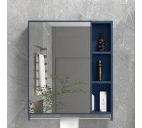 ZFGOJNBH Gabinete de Espejo para baño, gabinete de Espejo Iluminado para baño, Almacenamiento diversificado, Impermeable y a Prueba de Humedad, botiquín de baño Inteligente con Espacio de Material de