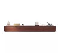 ZFGOJNBH Mueble de TV de Pared para Sala de Estar, Mueble Flotante con Dos cajones, Mueble de TV suspendido, Mueble de Pared de Madera, Consola Multimedia (A, 120 cm/47,2 Pulgadas)