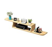 ZFGOJNBH Mueble de TV Flotante, Mueble de TV, Muebles de Pared para Sala de Estar, Mueble de TV Colgante, Mueble de TV Flotante, Estante de Pared, Estante para Router, Estante para Guardar decodifica