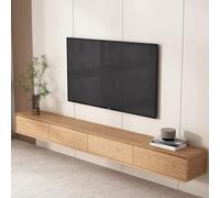 ZFGOJNBH Soporte de TV Flotante para Centro de Entretenimiento de Pared, Mueble de TV de Gran Capacidad para Sala de Estar, Dimensiones 160/200/240 cm