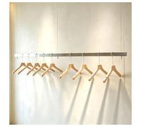 Zfmnoyev Perchero De Acero Inoxidable para Montaje En Techo | Colgador De Ropa Suspendido Con Altura Ajustable, Barra Metálica Para Colgar Ropa (ideal Para Tiendas De Ropa(180cm/70.1in)