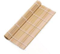 ZFYQ Esterilla Sushi 1 Pz, Alfombrilla de Bambú Natural para Maki Sushi, Kit para Hacer Sushi para Principiantes