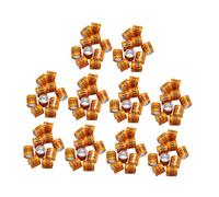 ZGUZMCMK 100 Piezas Anillos para Patas de Paloma Bandas Identificadoras Reutilizables en Aluminio Etiquetas para Control de Aves Adecuado para Crías de Palomas, Naranja