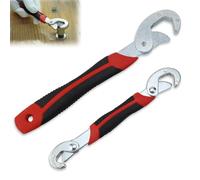ZHANChen Llave Inglesa Universal 2 Piezas Llave Ajustable 9-32 mm con Bloqueo Automático y Rápido Llaves de Boca con Mango Cómodo para Reparaciones del Hogar Tuercas