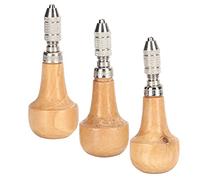 Zhangpu Tornillo de Banco de 3 Pines Tipo Graver, Boquilla de Bloqueo de Extremo único, Herramienta de Fabricación de Joyería de Oro, Tornillo de Banco de Madera, Grabado de Taladro Manual