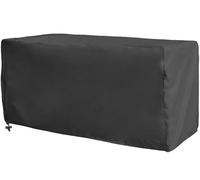 Zhanhai - Funda impermeable para caja de cubierta de 210D Oxford, resistente, protector de almacenamiento al aire libre para muebles, funda protectora para caja de almacenamiento de muebles de jardín
