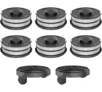 Zhanhai Línea de bobina + tapa para Einhell GC-ET 4530 3405685 accesorios de repuesto, carretes de alimentación automática (B)