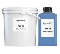 Zhermack caucho de silicona Premium Zax 60 duro, azul, silicona para duplicados 10:1, contenido: 5,5kg (Base 500g + Catalizador 5kg)
