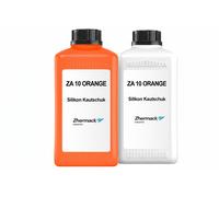 Zhermack caucho de silicona ZA 10 naranja, dureza Shore 13, silicona para duplicados blanda